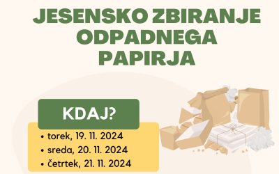 ZBIRANJE ODPADNEGA PAPIRJA